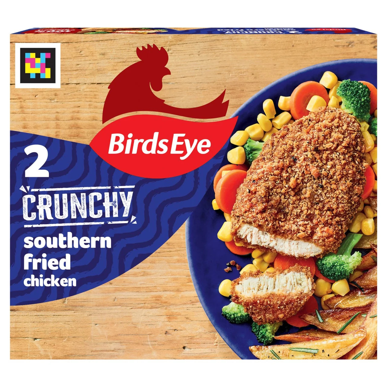 Birds Eye 2 Southern Fried Chicken in Breadcrumbs