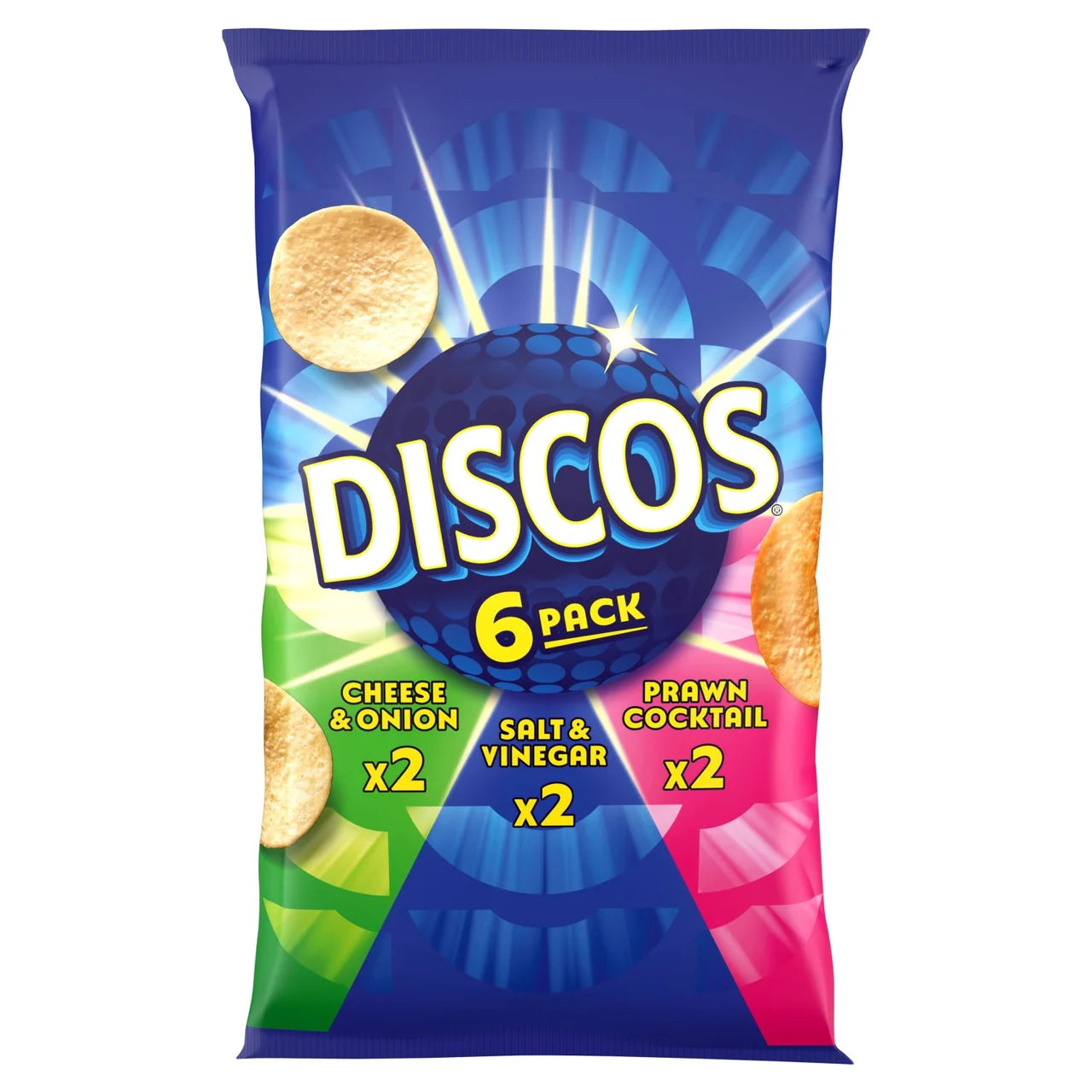 Discos Assorted Crisps 6 Pack