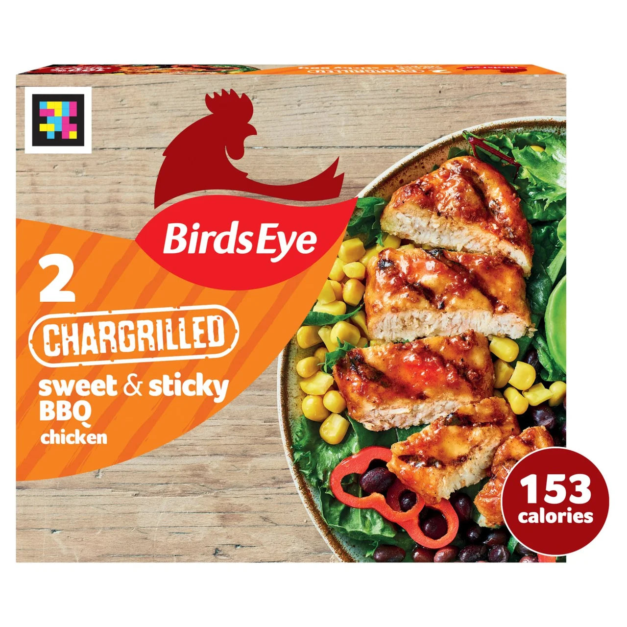 Birds Eye 2 Sweet & Sticky BBQ Chicken Chargrills