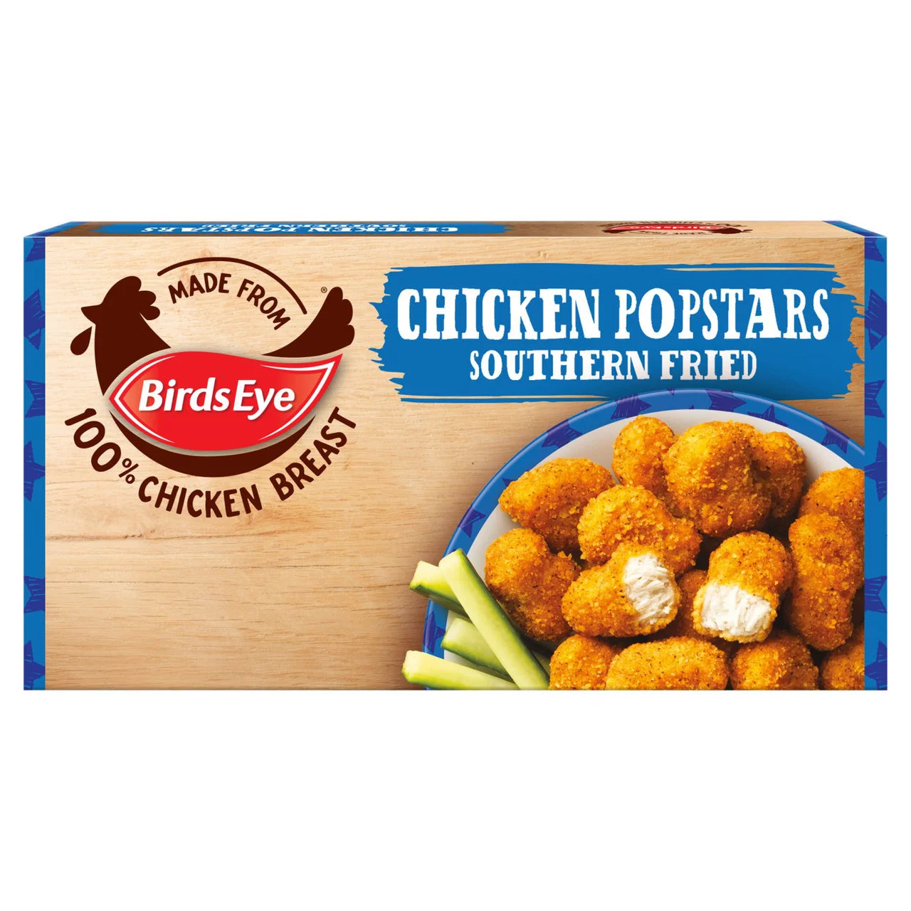 Birds Eye Chicken Popstars Southern Fried 150g