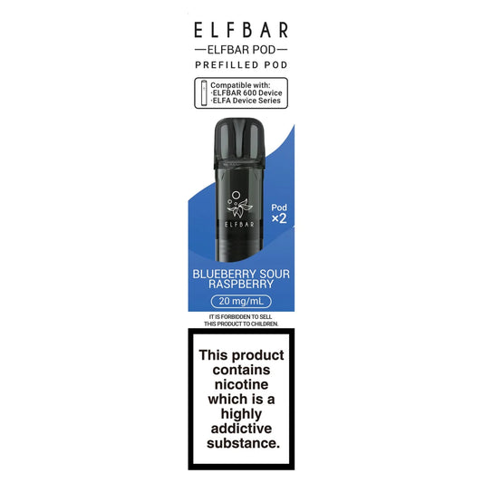 Elfbar 600 Pod 2X Blueberry Sour Raspberry