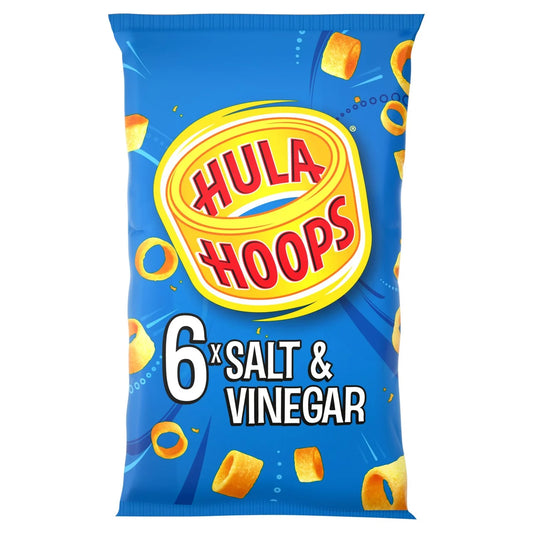 Hula Hoops Big Hoops Salt & Vinegar 6 Pack