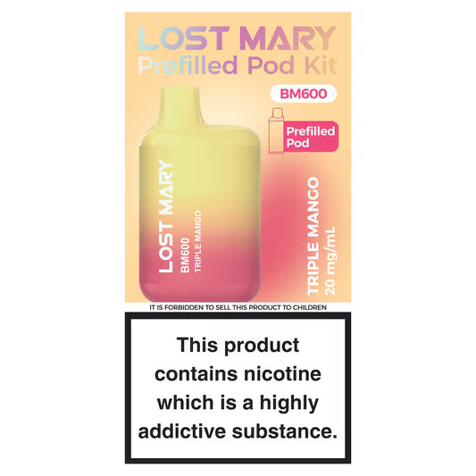 Lost Mary BM600 Prefilled Pod Kit Triple Mango