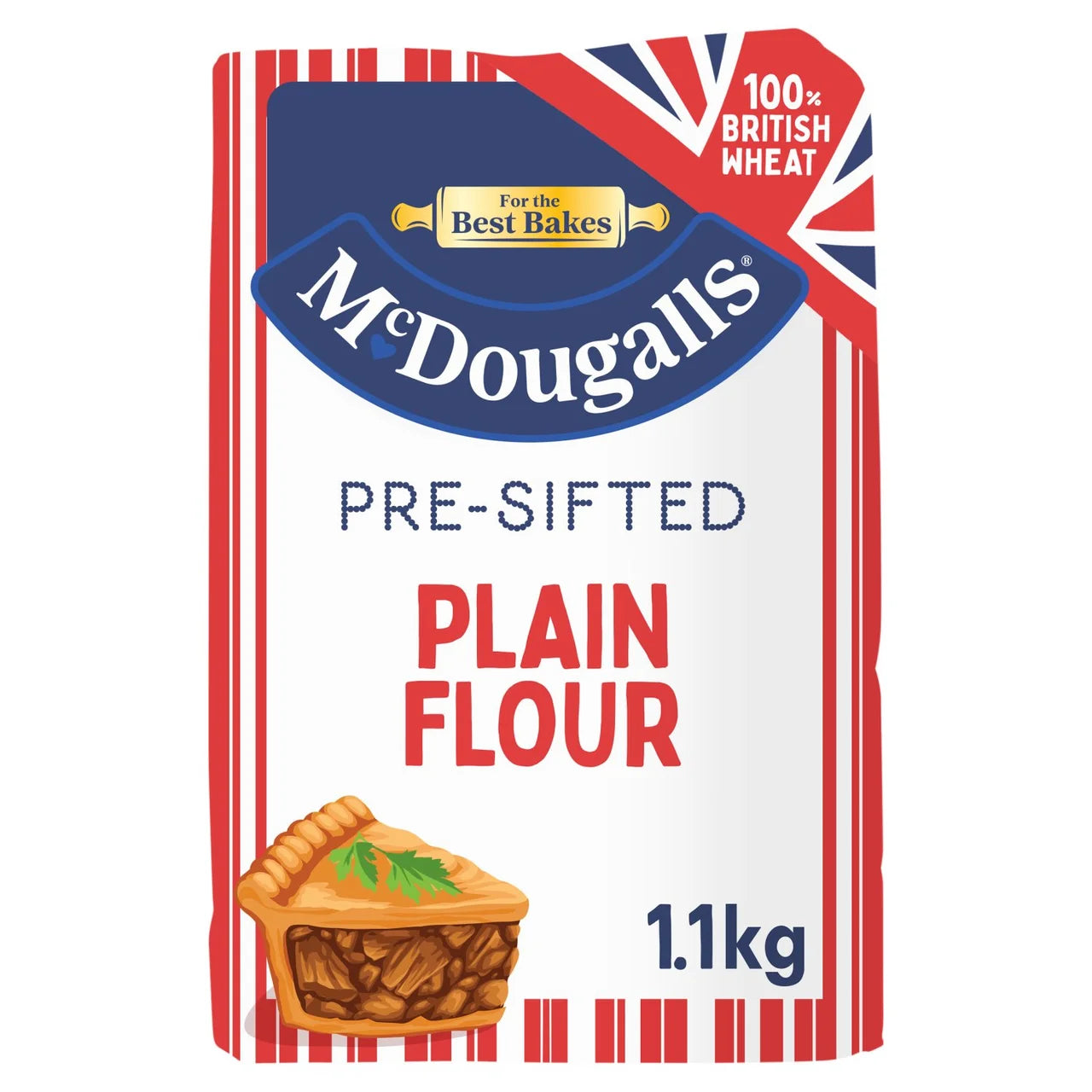 McDougalls Plain Flour Pre-Sifted 1.1kg