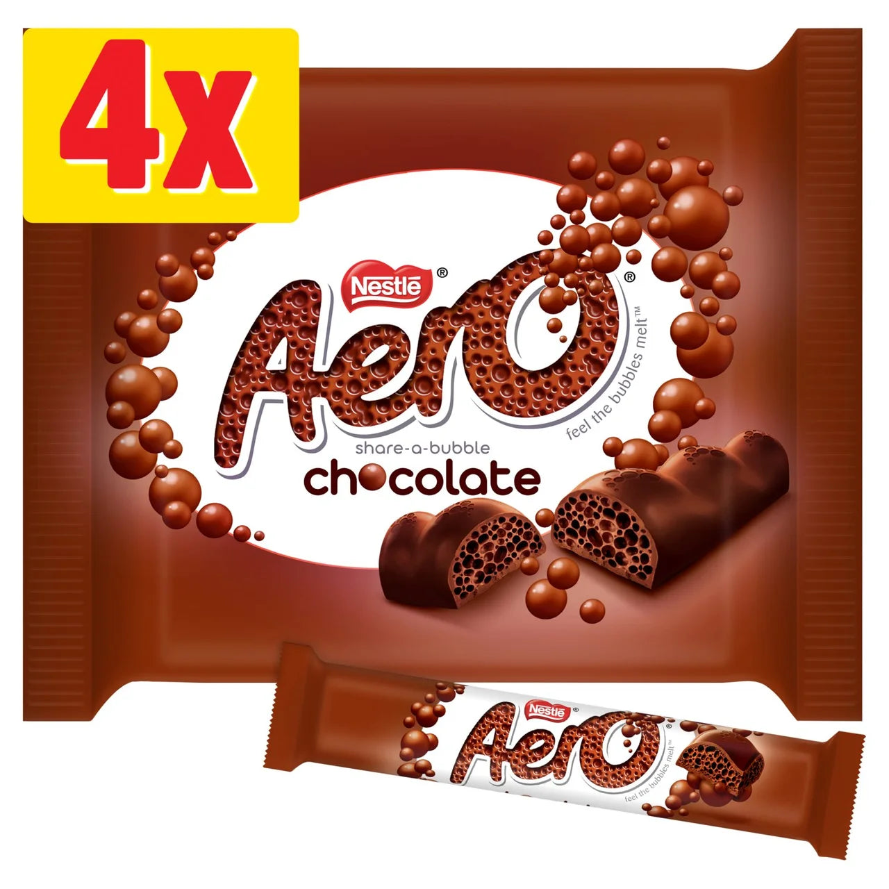 Aero Milk Chocolate 4 Pack