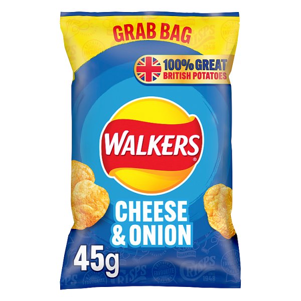 Walkers Crisps Cheese & Onion 45g
