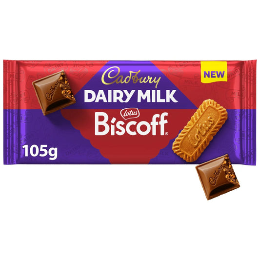 Cadbury Dairy Milk Biscoff Biscuit Bar