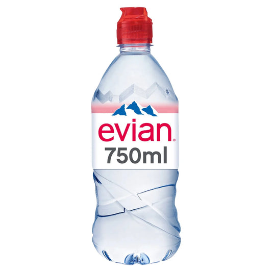 Evian Natural Mineral Water 750ml