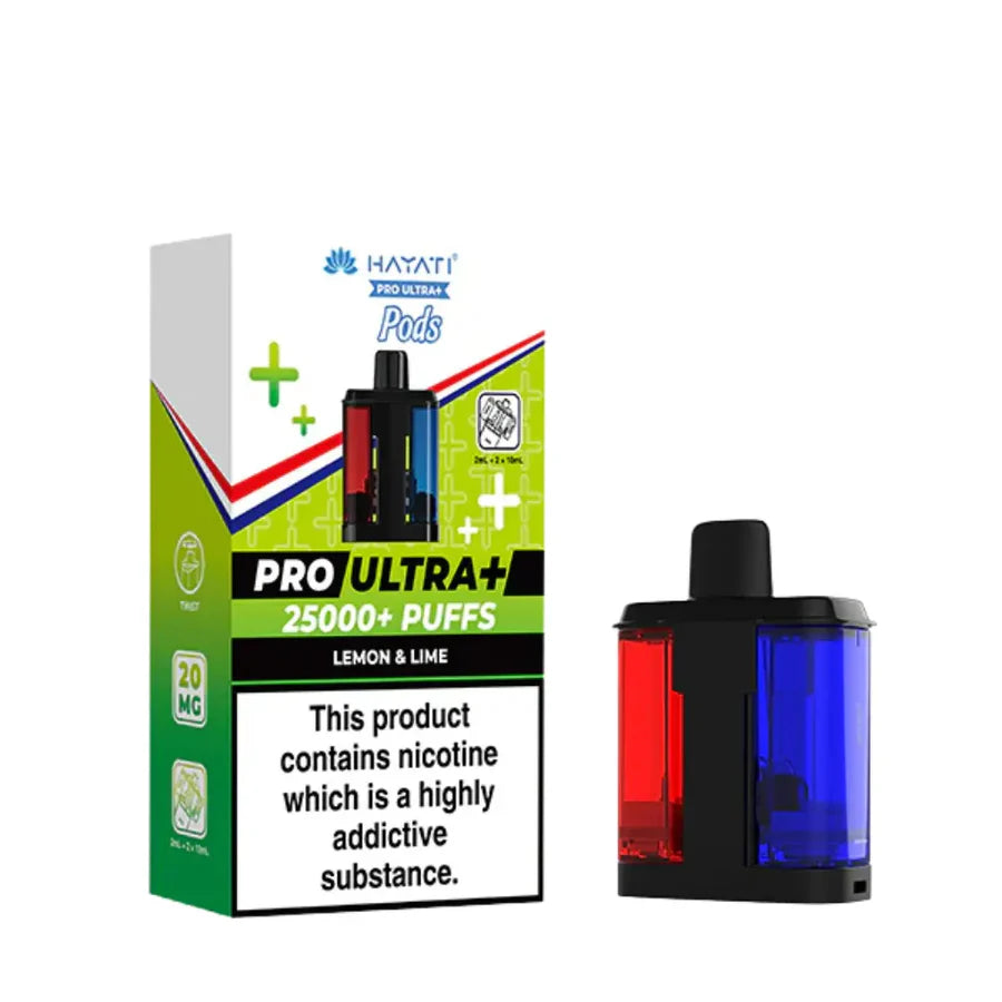 Hayati Pro Ultra Plus 25K Lemon & Lime Refill Pods