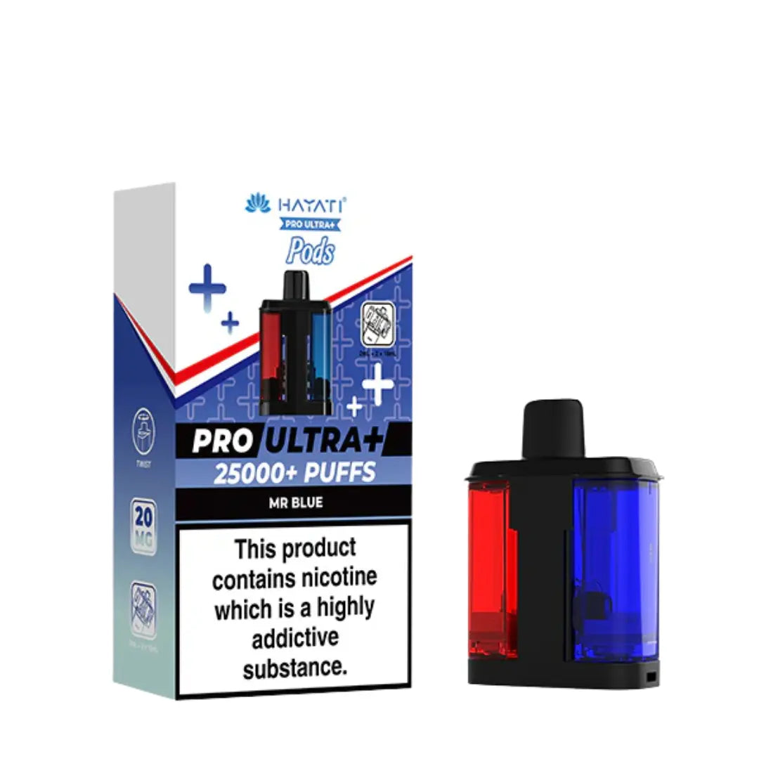 Hayati Pro Ultra Plus 25K Mr Blue Refill Pods