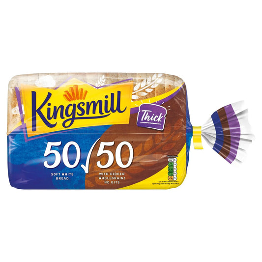 Kingsmill 50/50 Thick 800g