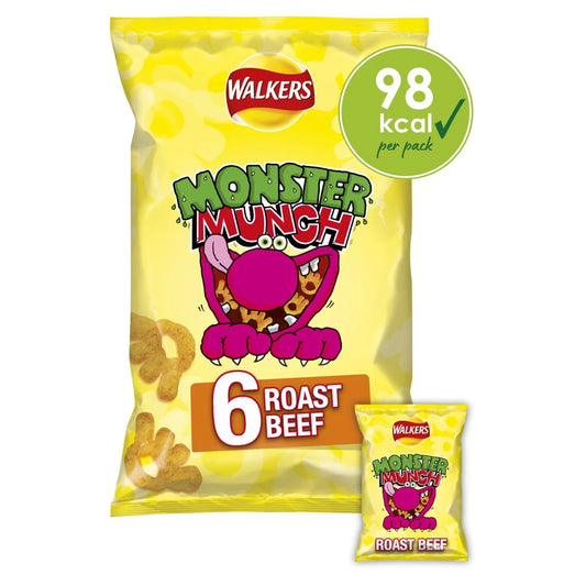 Monster Munch Roast Beef 6 Pack