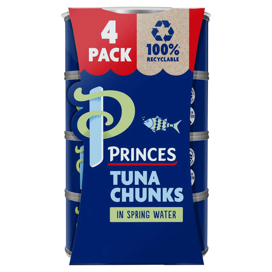 Princes Tuna Chunks In Spring Water 4 Pack