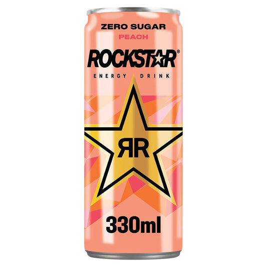 Rockstar Peach Energy  330ml