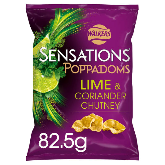 Sensations Poppadoms Lime & Coriander Chutney