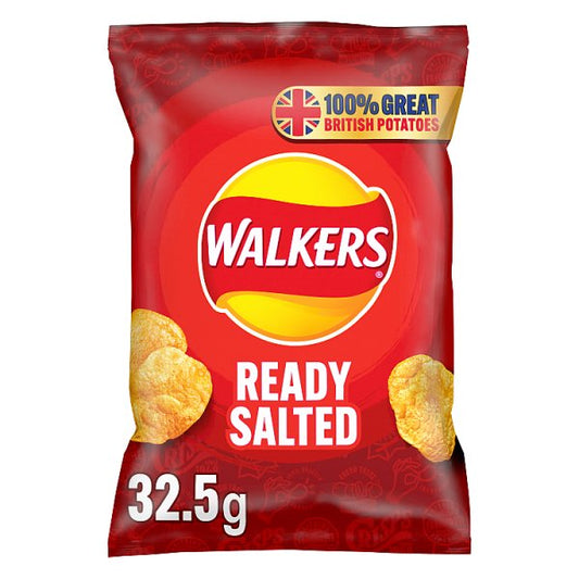 Walkers Crisps Ready Salted 32.5g