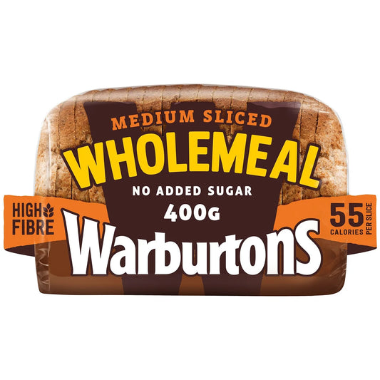 Warburtons Medium Wholemeal 400g