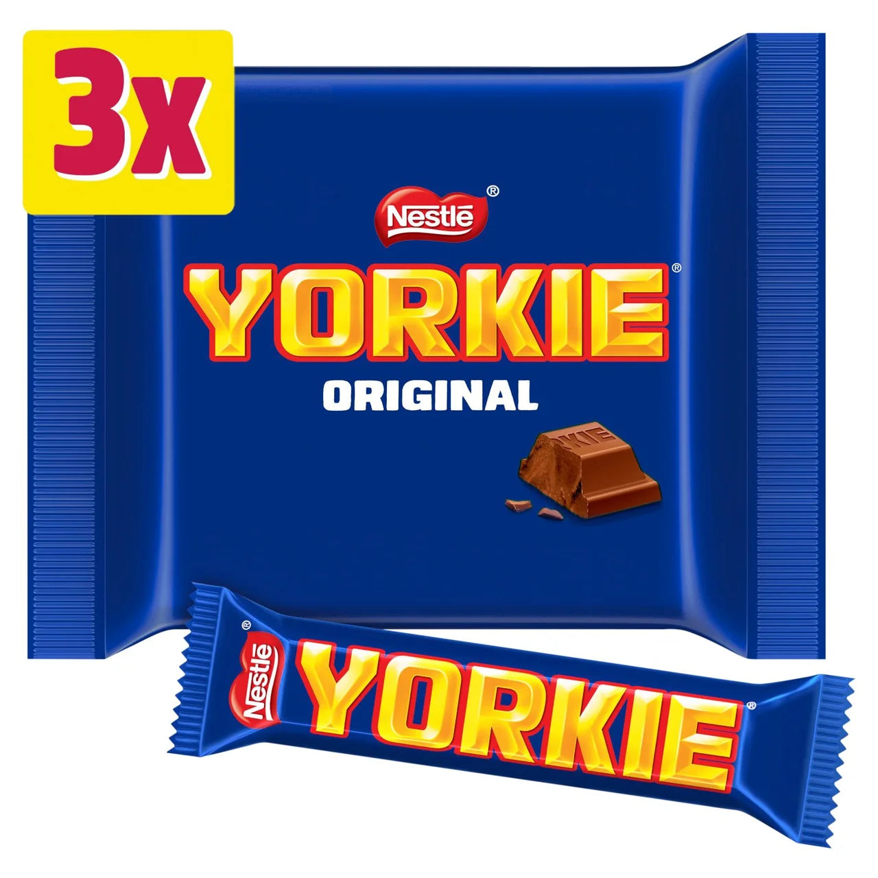Yorkie Milk Chocolate 3 Pack