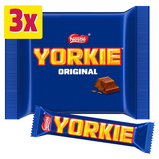 Yorkie Milk Chocolate 3 Pack